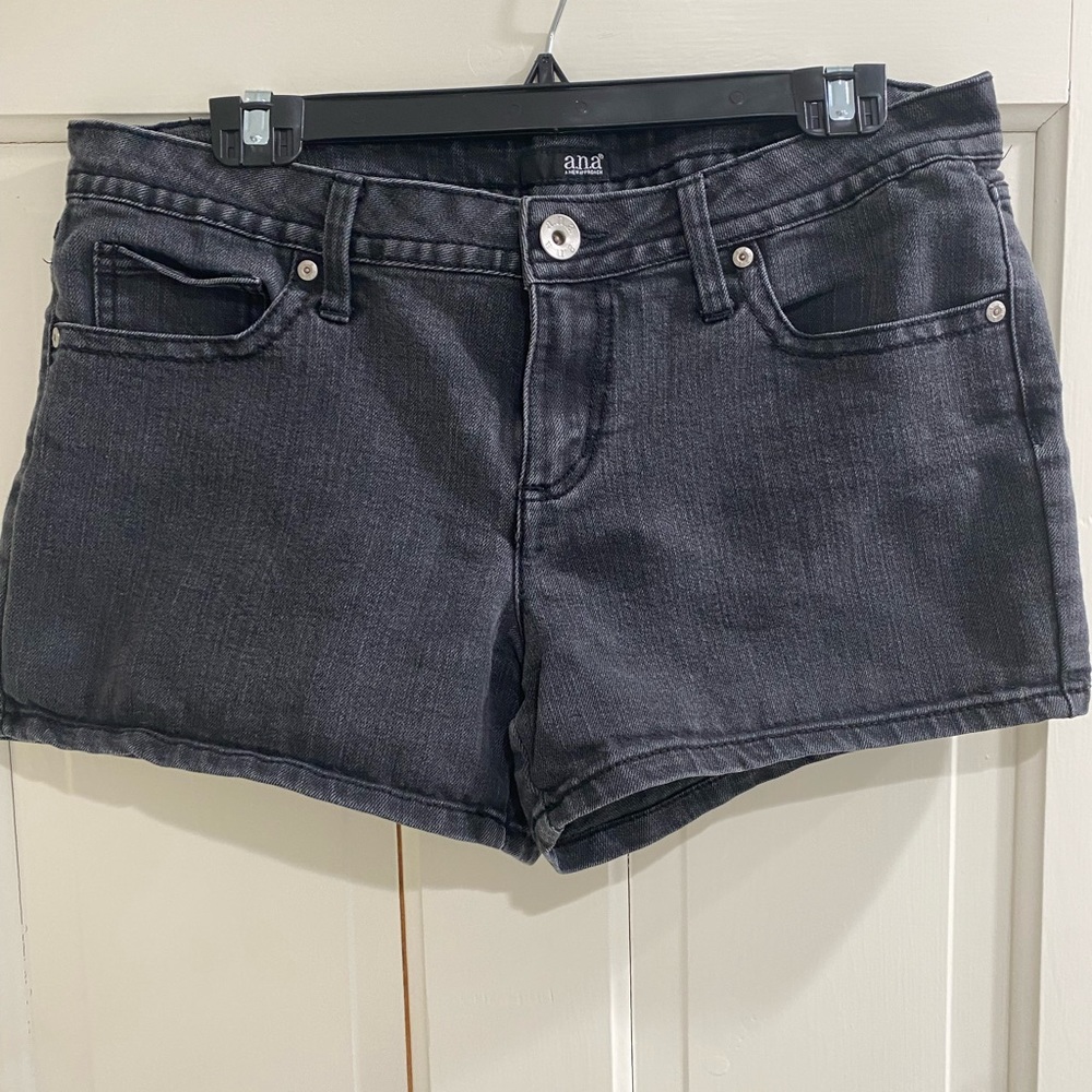 Ana A New Approach Women’s Black Jean Shorts Size 12